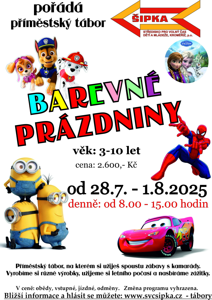 BAREVNÉ PRÁZDNINY