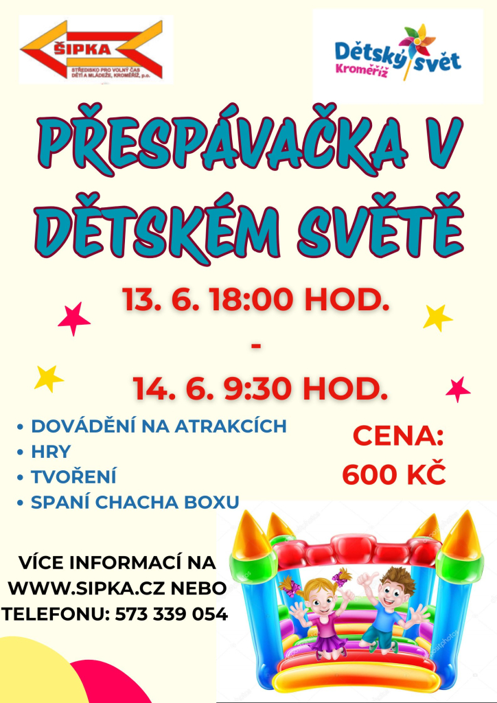 Přespávačka v Dětském světě
