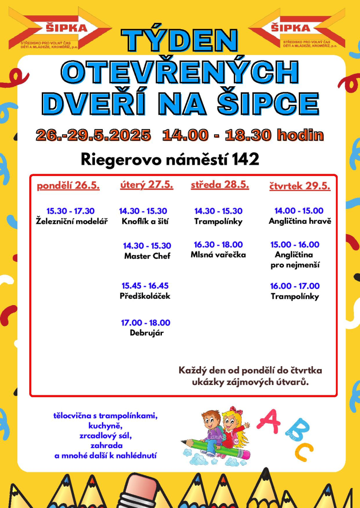 TÝDEN OTEVŘENÝCH DVEŘÍ