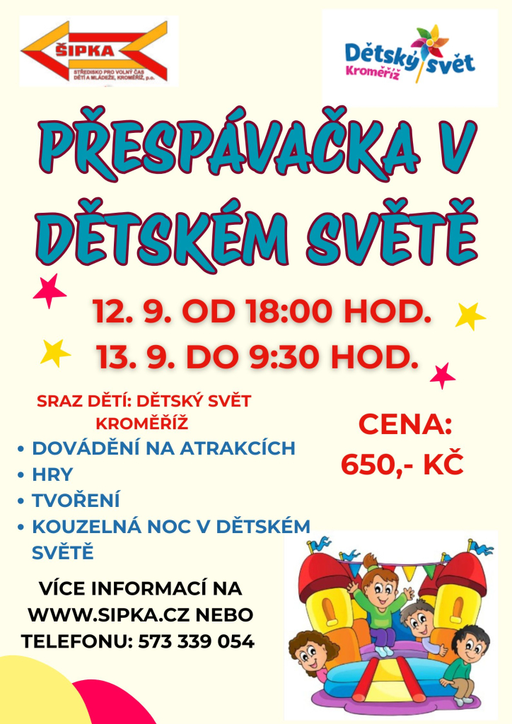 Přespávačka v Dětském světě