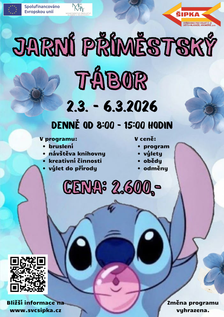 Jarní příměstský tábor STITCH