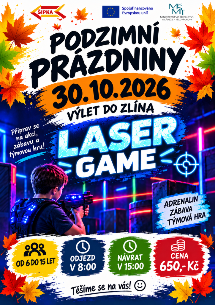 Podzimní prázdniny - Laser game