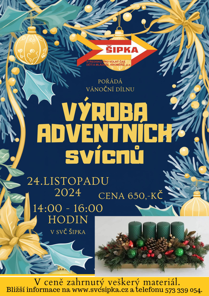 Výroba adventních svícnů