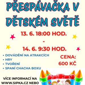 Přespávačka v Dětském světě