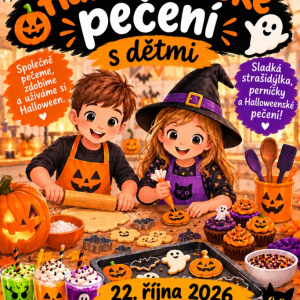 Halloweenské pečení s dětmi